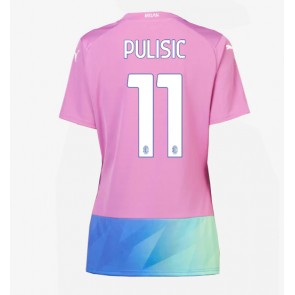 AC Milan Christian Pulisic #11 Tredje Tröja Kvinnor 2023-24 Kortärmad